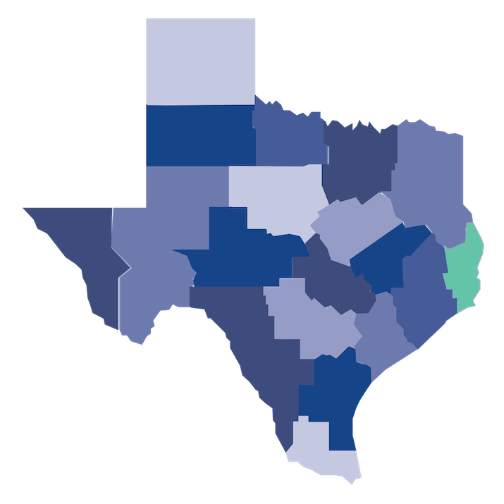 Texas Sections Beaumont Port Arthur