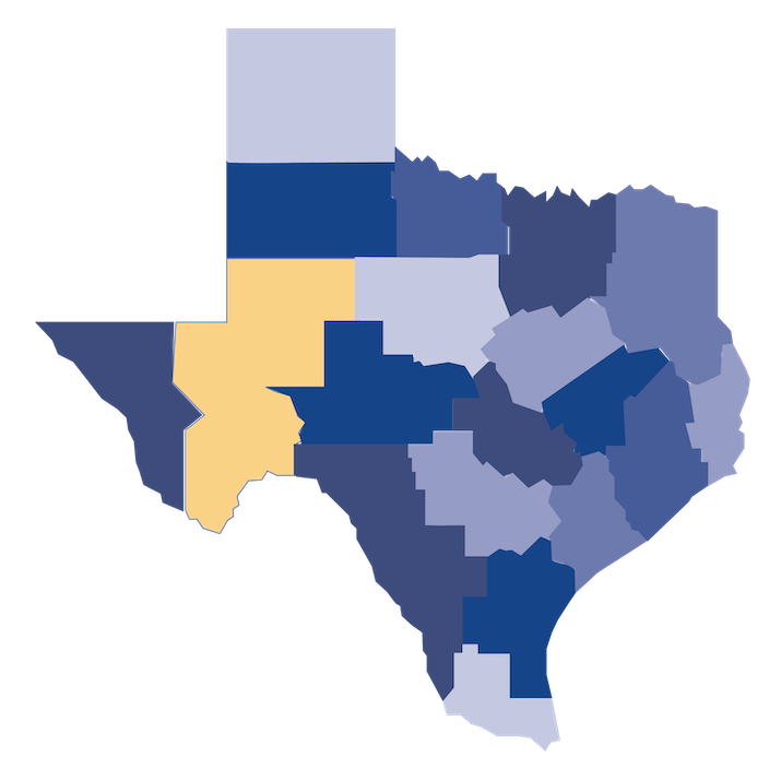 Texas Sections Midland Odessa