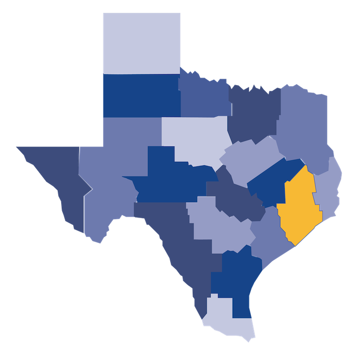 Texas Sections Southeast Texas